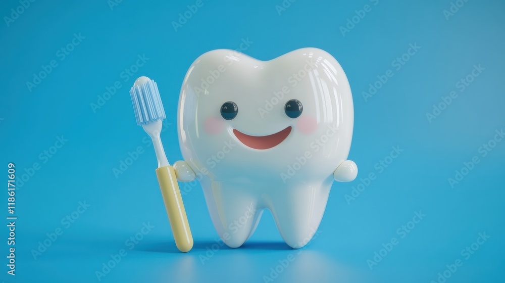 3D Cute healthy tooth,tooth character with toothbrush ,Dental care illustration set,childrens dentistry concept,pain and lean on other teeth cause of tooth decay,dental care for kids. 3D Cute healthy tooth,tooth character with toothbrush ,Dental care illustration set,childrens dentistry concept,pain and lean on other teeth cause of tooth decay,dental care for kids.