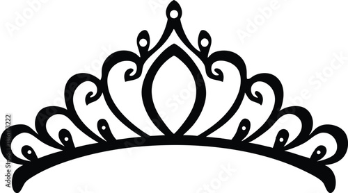 
Princes tiara crown vector, Princess crown silhouette

