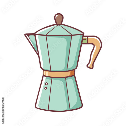 retro coffee percolator vector icon, national retro day vector illustration - simple illustration of retro coffee percolator perfect for logos, and national retro day vector-themed designs.