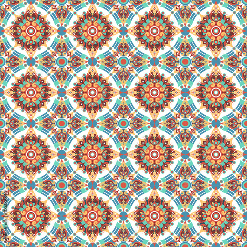 Ethnic Modern Geometric Seamless Pattern Perfect for Fabric Packaging Wallpaper and Gift Wrapping