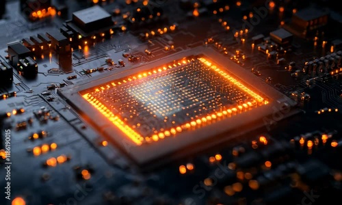 Ai generate concept. Artificial Intelligence Content Generator tool. Computer chip processor technology for AI assistant to graphic design, translate language, chat bot, generate images, write code