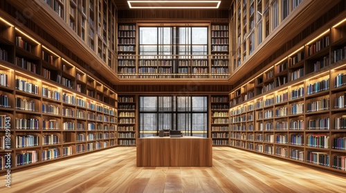 Wallpaper Mural Cozy modern hospital room interior bed in row,VIP hospital room side view panoramic window on skyscrapers,design of relax and medical care space,copy space. Torontodigital.ca