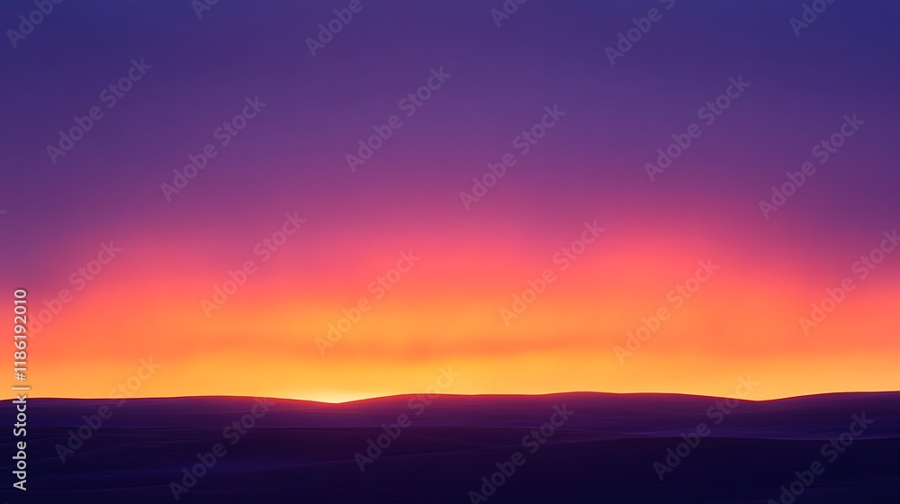 Obraz premium Majestic Sunset Serenity: Breathtaking Alpine Landscape