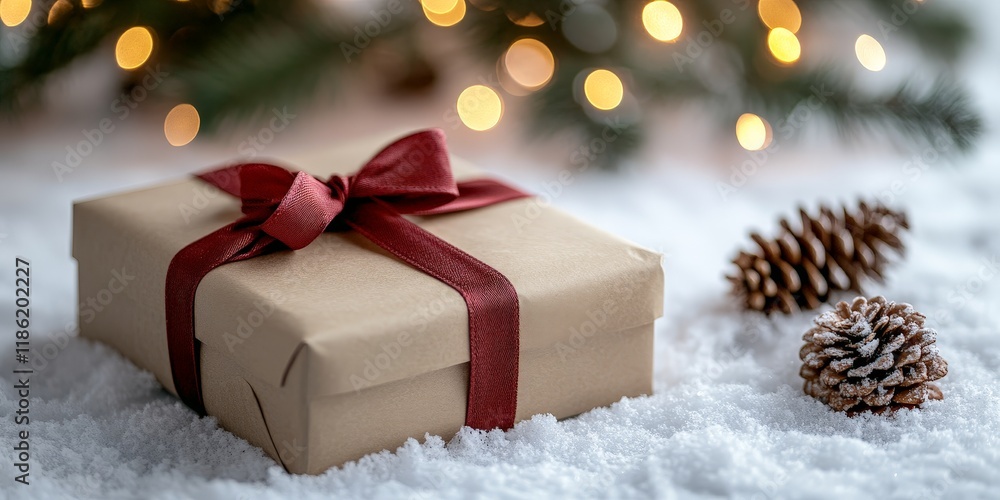 A blurred Christmas scene with gifts, candles, and a tree, creating a cozy and festive atmosphere. A blurred Christmas scene with gifts, candles, and a tree, creating a cozy and festive atmosphere.