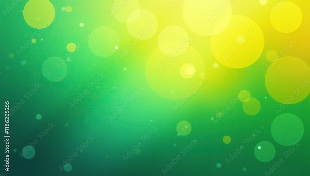 Yellow and green bubbles in gradient background, natural, peaceful, oceanic Yellow and green bubbles in gradient background, natural, peaceful, oceanic