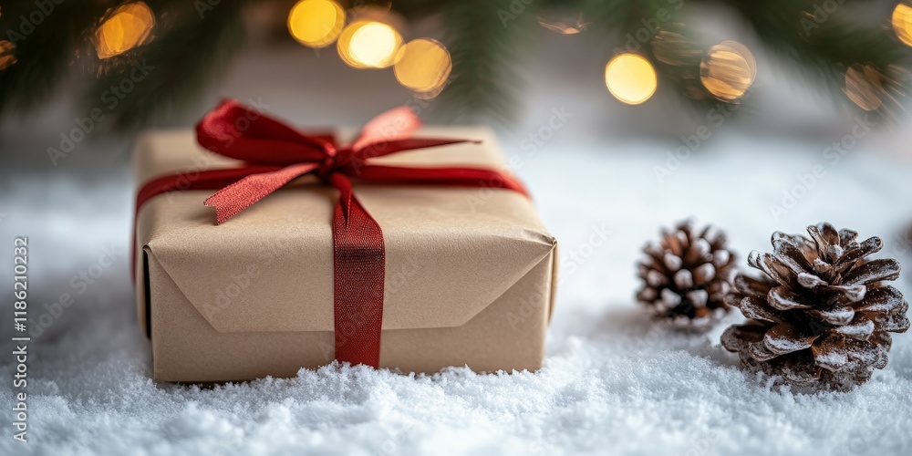 A blurred Christmas scene with gifts, candles, and a tree, creating a cozy and festive atmosphere. A blurred Christmas scene with gifts, candles, and a tree, creating a cozy and festive atmosphere.