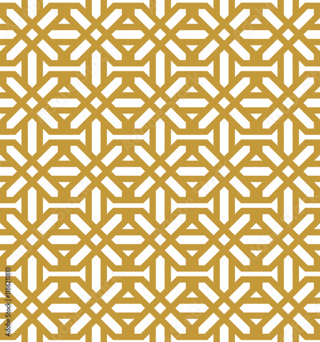 Seamless  Intricate Geometric Pattern