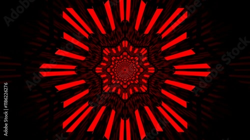 Abstract Tunnel Background Loop - Digital 3d Animation 