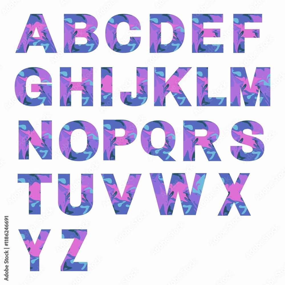 vector illustration of letters set of gradient gradient alphabet vector illustration of letters set of gradient gradient alphabet