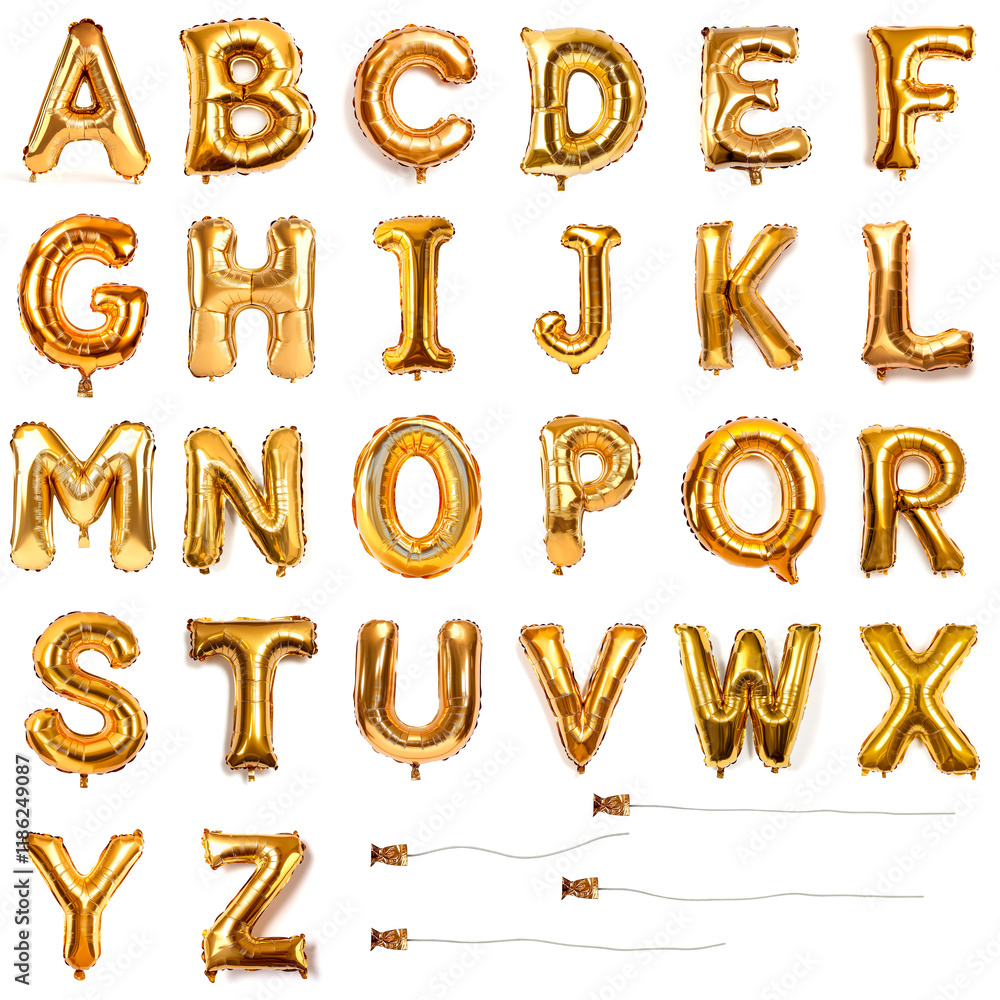 golden alphabet set golden alphabet set