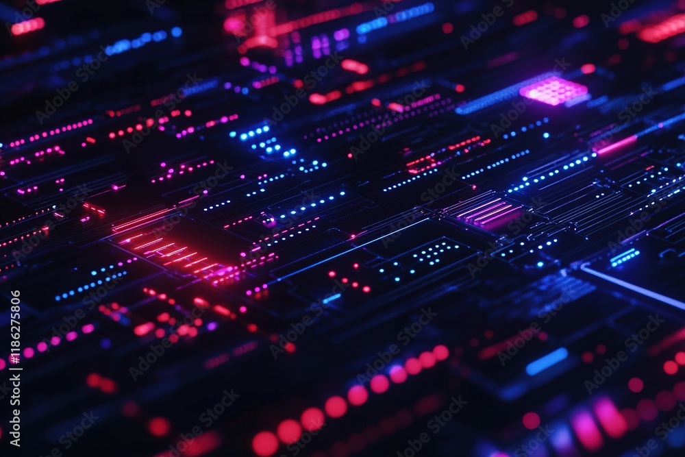 Glowing neon light strips create abstract patterns on a dark background, perfect for modern cyberpunk Black Friday promotions and digital experiences Glowing neon light strips create abstract patterns on a dark background, perfect for modern cyberpunk Black Friday promotions and digital experiences