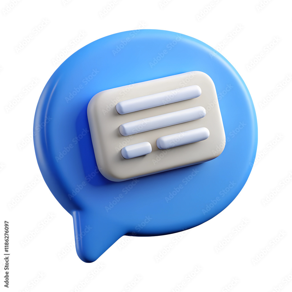 3d chat bubble icon illustration. Dialogue symbol Background isolated. Plastic style icon 3d chat bubble icon illustration. Dialogue symbol Background isolated. Plastic style icon