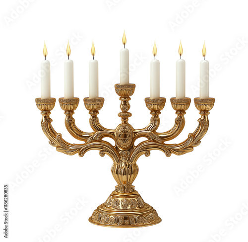 candlestick with candle photo