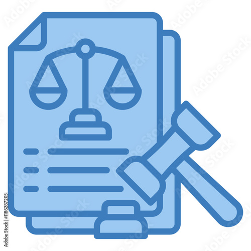 Legal Icon Element For Design