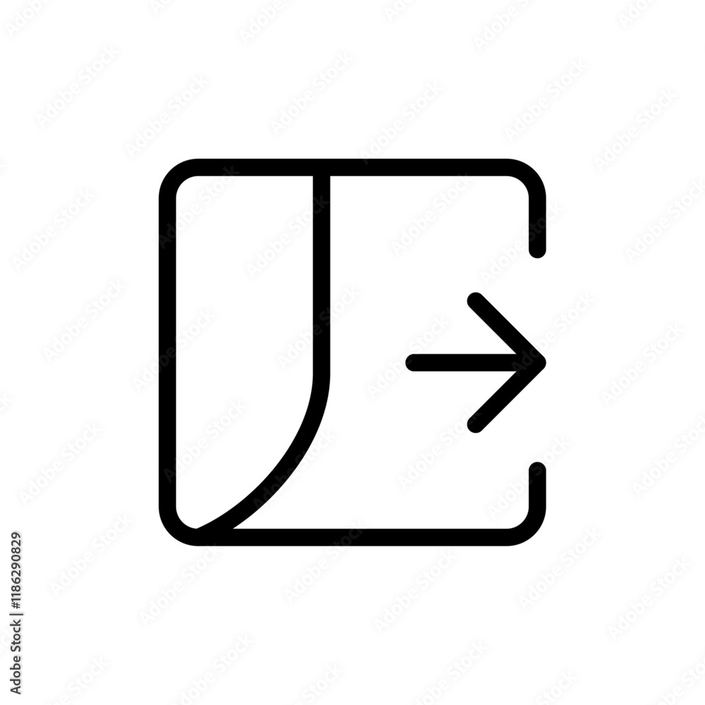 External transmission icon Thin vector set External transmission icon Thin vector set