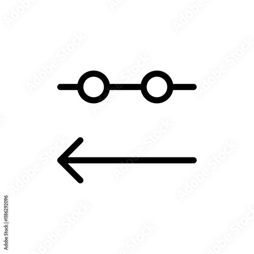 Incoming icon Thin vector set