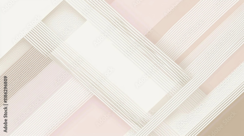 Obraz premium Premium background design with white line pattern texture in luxury pastel colour. Abstract horizontal vector template for business banner, formal backdrop, prestigious voucher, luxe invite