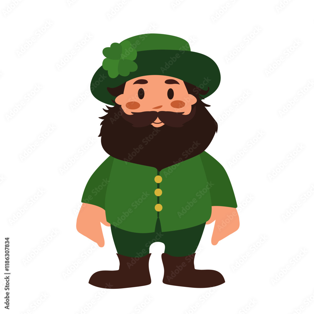 Celebrating St. Patrick s Day with festive characters in green attire