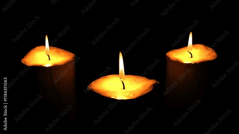 Set of flames of burning candles isolated on a black background. Closeup flame burning in candle isolated on dark background. Candle fire flame
Set of flames of burning candles isolated on a black background. Closeup flame burning in candle isolated on dark background. Candle fire flame