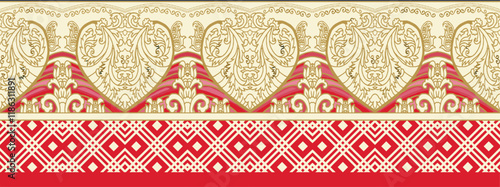 geometric art delivering bold visual statements across fashion, décor, and gift wraps.