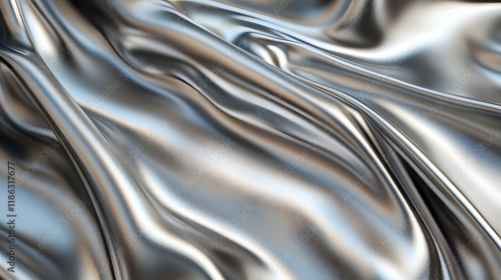 Elegant Pewter Toned Metallic Texture with Smooth Flowing Waves and Subtle Imperfections Elegant Pewter Toned Metallic Texture with Smooth Flowing Waves and Subtle Imperfections