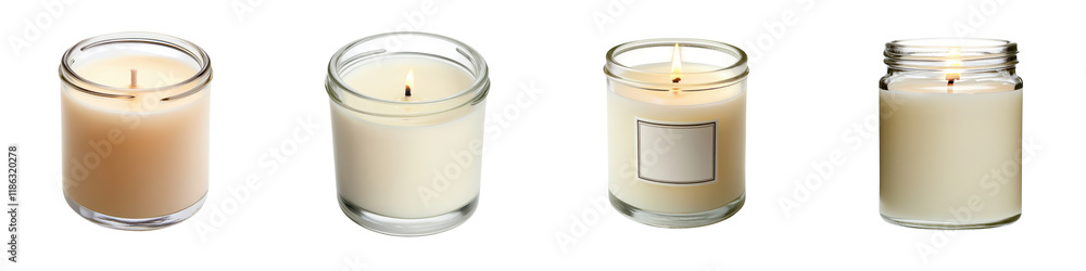 Cozy and Calming Candle Arrangement for Peaceful Ambiance Cozy and Calming Candle Arrangement for Peaceful Ambiance