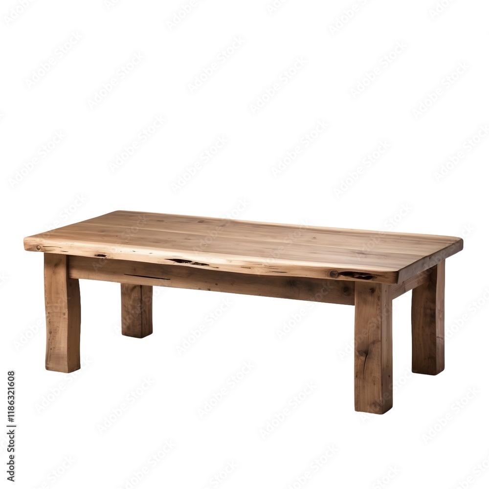 Rustic live-edge coffee table, perfect for a modern farmhouse aesthetic. Rustic live-edge coffee table, perfect for a modern farmhouse aesthetic.