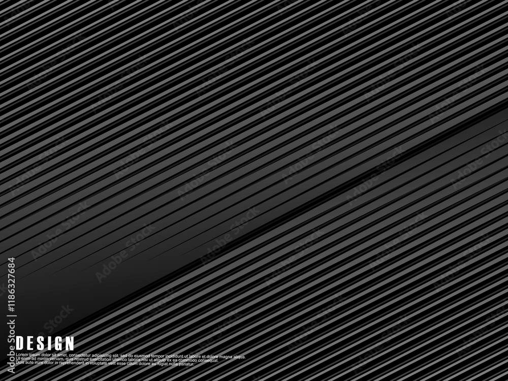 Black abstract background. Elegant dark diagonal shape elements. Modern luxury gray gradient abstract lines graphic design. Black abstract background. Elegant dark diagonal shape elements. Modern luxury gray gradient abstract lines graphic design.