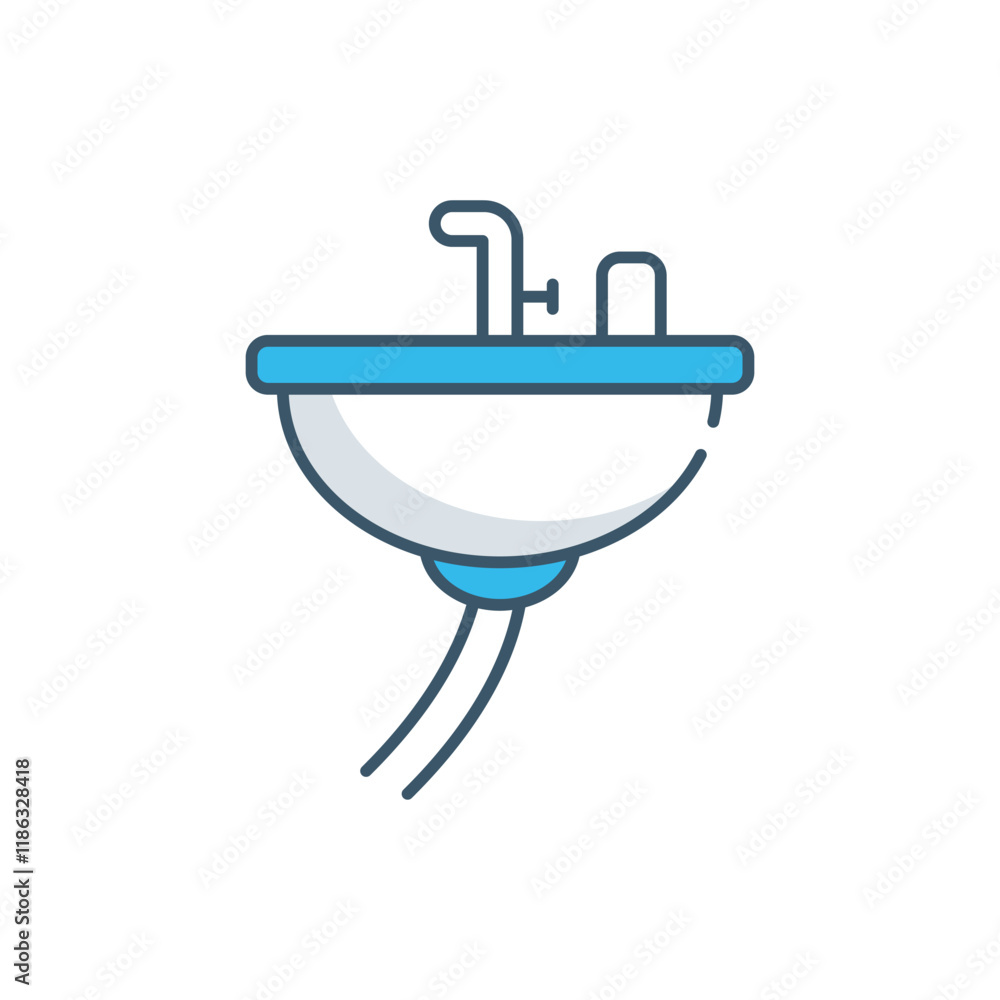 Sink vector icon Sink vector icon