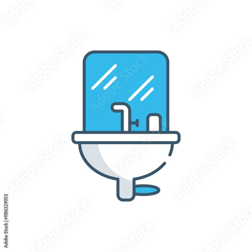 Mirror vector icon