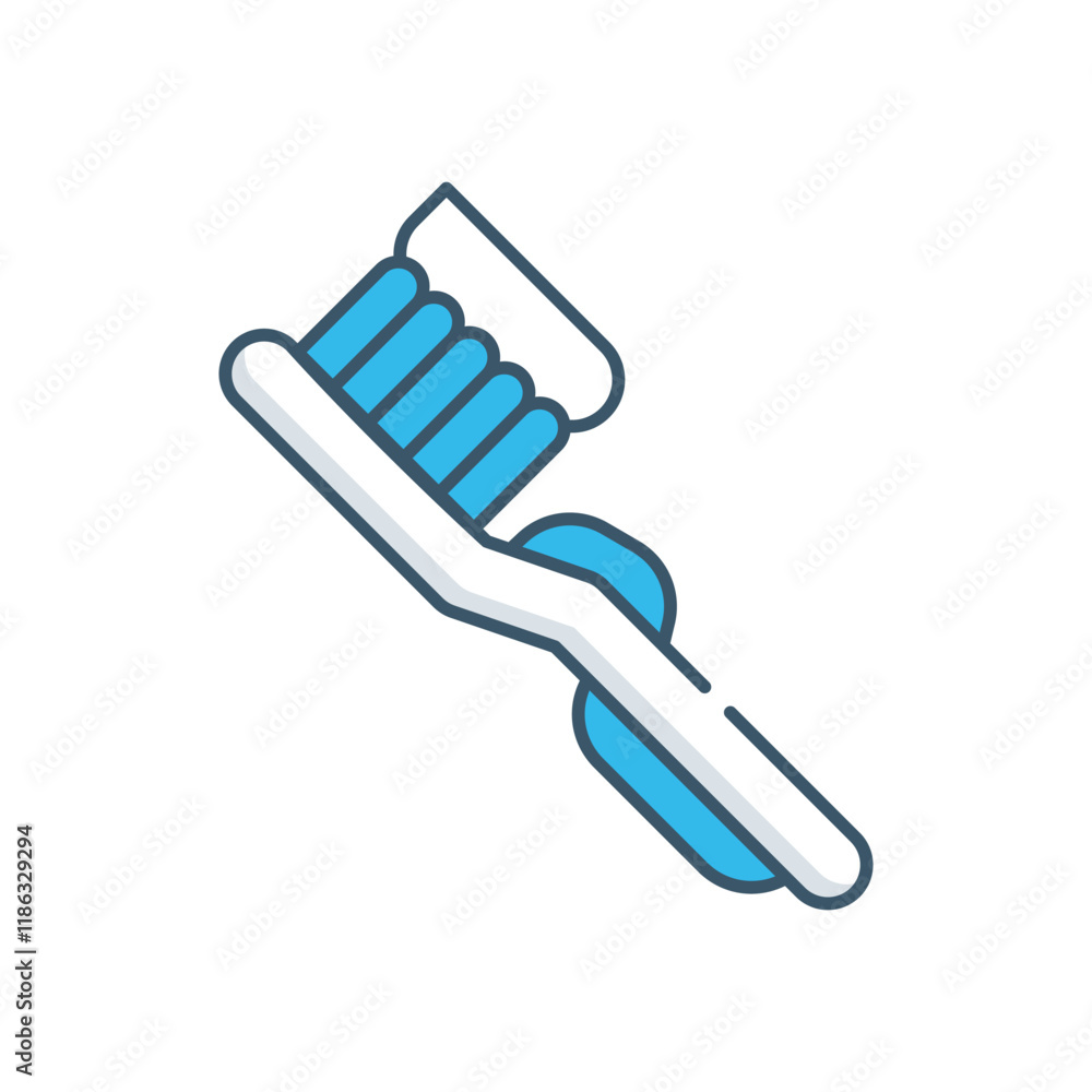 Toothbrush vector icon Toothbrush vector icon