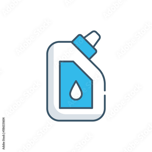 Toilet Bowl Cleaner vector icon