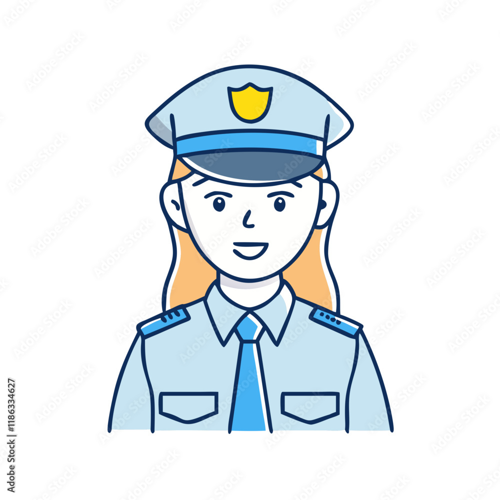 female police officer vector icon, women’s day vector illustration - simple illustration of female police officer perfect for logos, and holidays -themed designs. female police officer vector icon, women’s day vector illustration - simple illustration of female police officer perfect for logos, and holidays -themed designs.