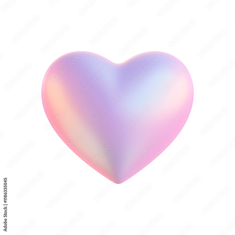 Glossy heart-shaped design for Valentine's Day celebration Glossy heart-shaped design for Valentine's Day celebration