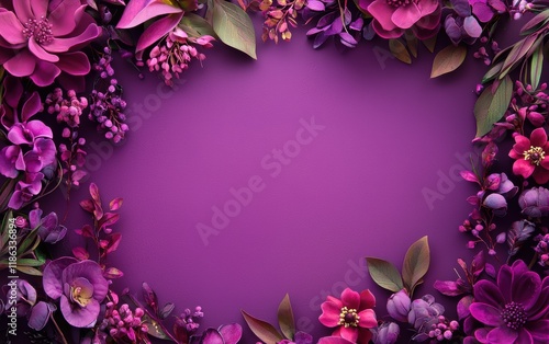 Saint Valentines Day purple background