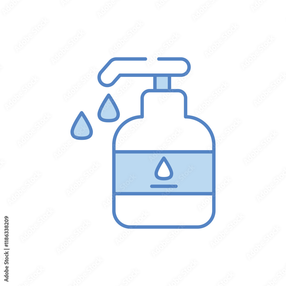 Hand Sanitizer vector icon Hand Sanitizer vector icon
