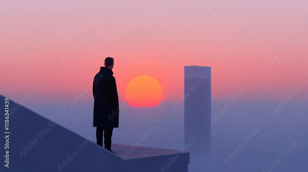 Rooftop, A photorealistic image of a person standing, captured in a detailed and high-quality style, suitable for various creative projects and stock imagery needs. Rooftop, A photorealistic image of a person standing, captured in a detailed and high-quality style, suitable for various creative projects and stock imagery needs.