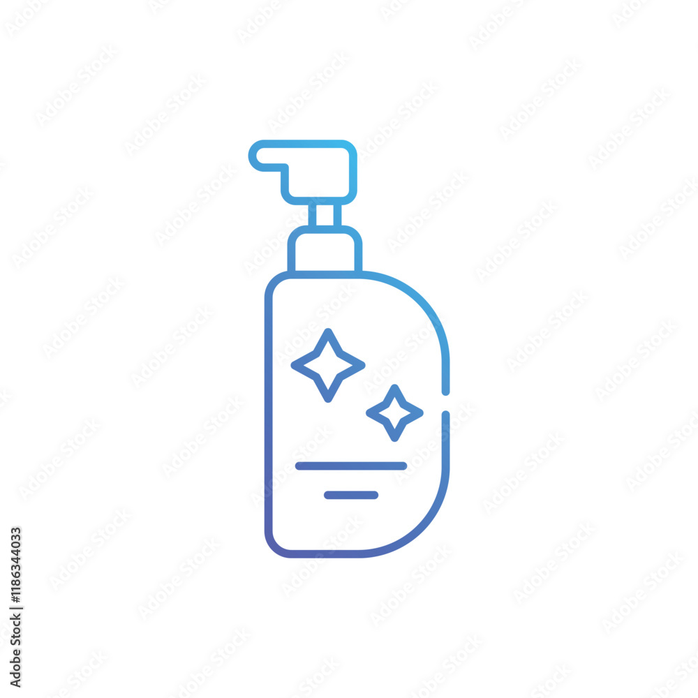 Fototapeta premium Conditioner Bottle vector icon