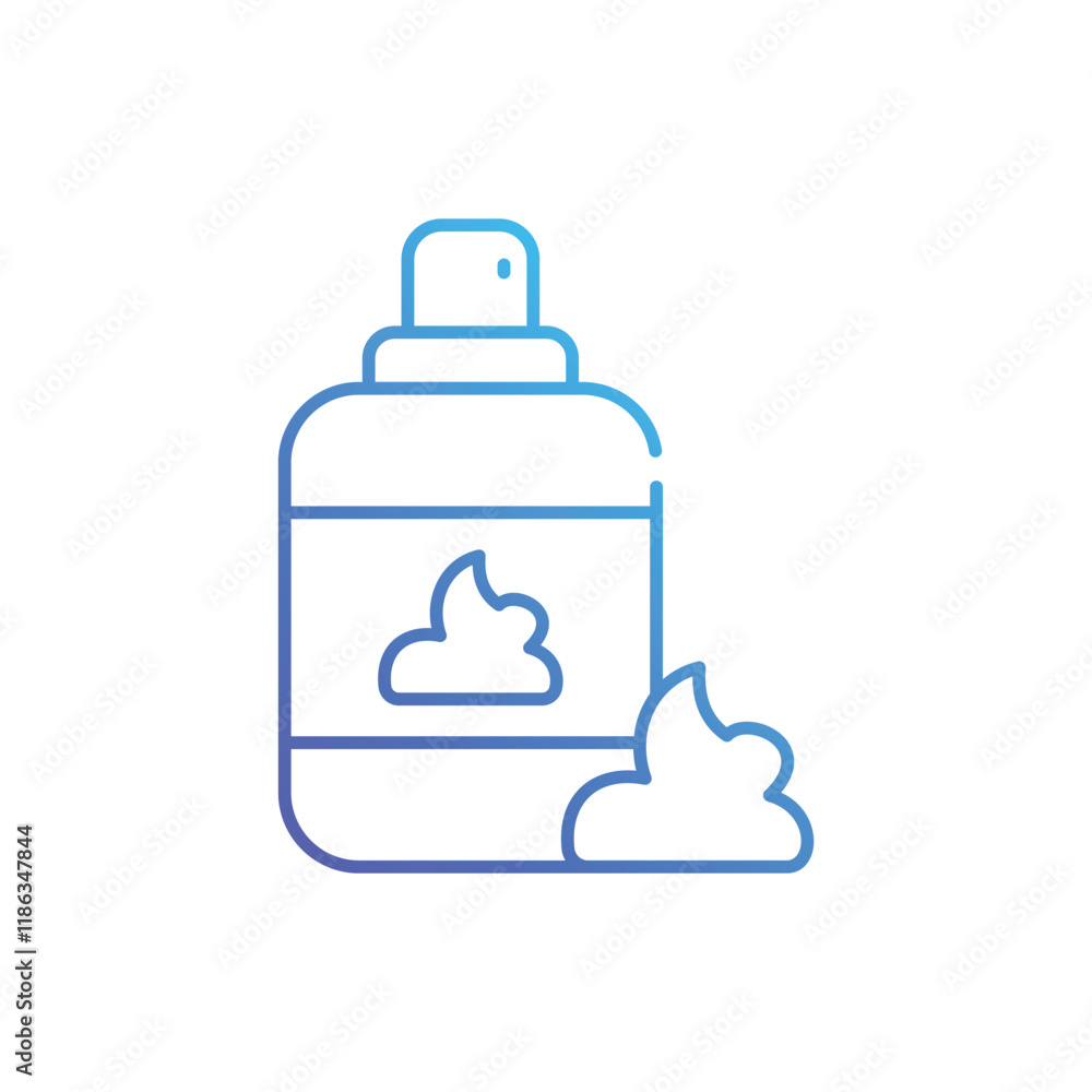 Shaving Cream vector icon Shaving Cream vector icon