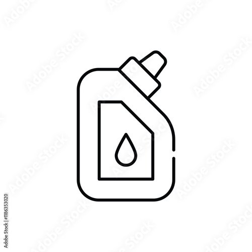 Toilet Bowl Cleaner vector icon