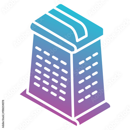 Grater icon element for design