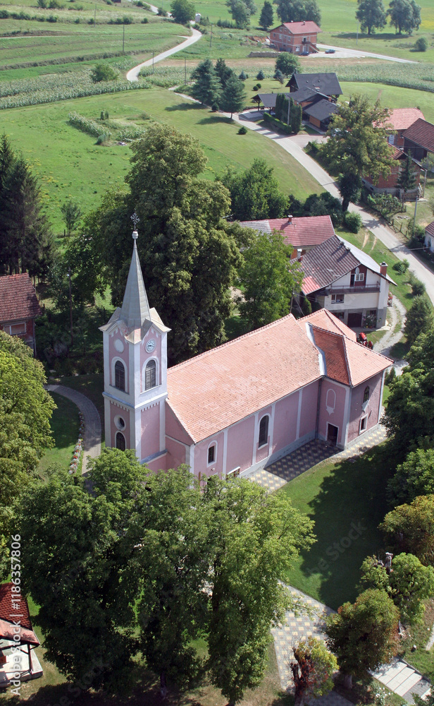 Church of the Assumption of the Virgin Mary in Novigrad na Dobri, Croatia Church of the Assumption of the Virgin Mary in Novigrad na Dobri, Croatia