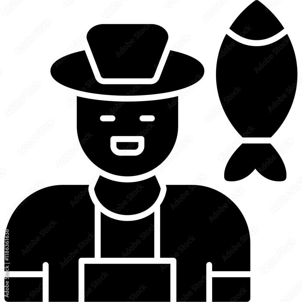 Fisherman Icon Fisherman Icon