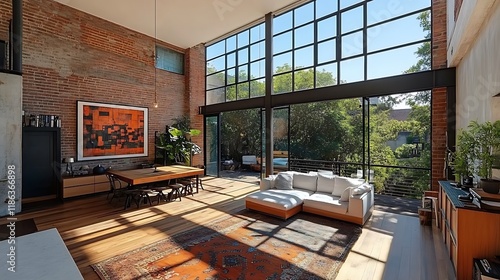 Wallpaper Mural Stylish urban living room design bright and contemporary interiors Torontodigital.ca