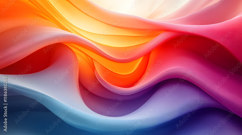 Dynamic Harmony: A Circular Design in Bold Colors Dynamic Harmony: A Circular Design in Bold Colors