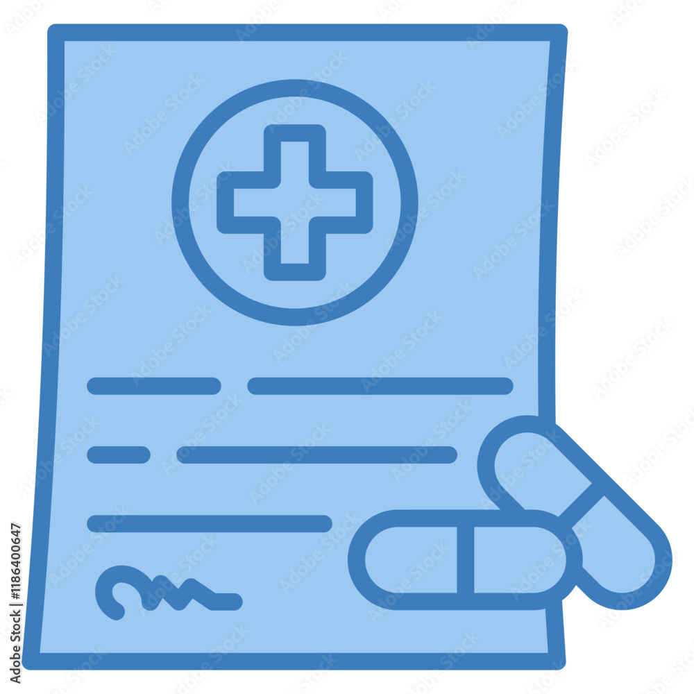 Prescription Pad Icon Element For Design Prescription Pad Icon Element For Design