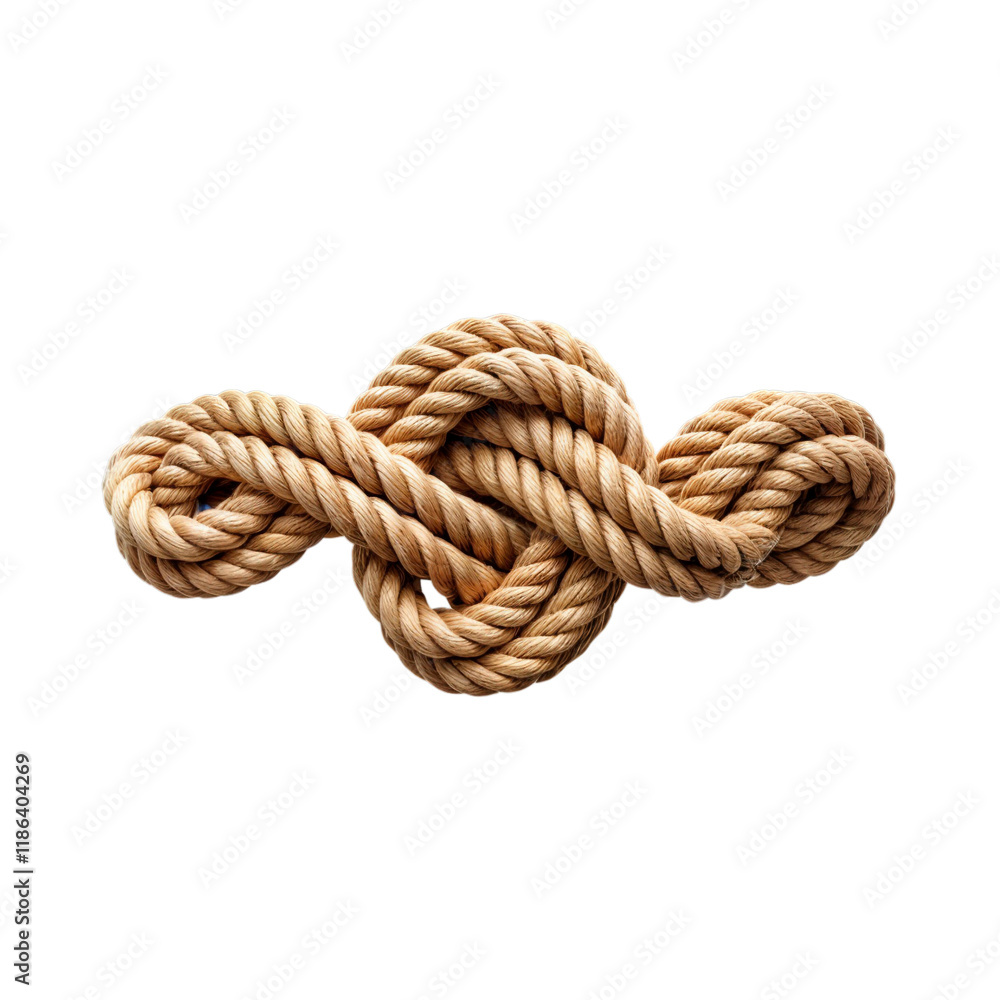 Intricate Rope Knot: A detailed close-up of an elegantly tied rope knot, showcasing its texture and intricate design. Perfect for nautical themes, decorative arts, and symbolic imagery. Intricate Rope Knot: A detailed close-up of an elegantly tied rope knot, showcasing its texture and intricate design. Perfect for nautical themes, decorative arts, and symbolic imagery.