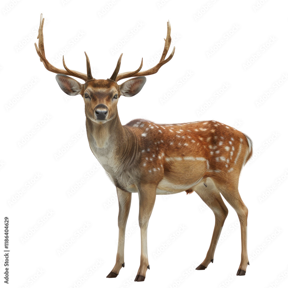 Photorealistic Isolated Deer on Clean transparent background for Creative and Artistic Projects Photorealistic Isolated Deer on Clean transparent background for Creative and Artistic Projects