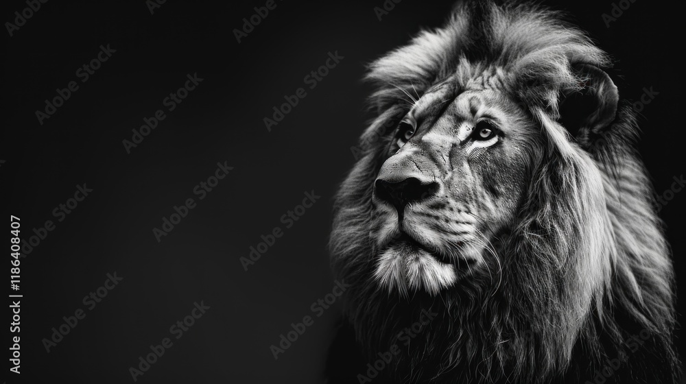Fototapeta premium Majestic Lion Portrait
