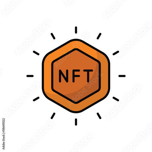 Nft Effect vector icon